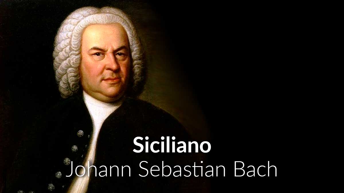 Siciliano | J.S. Bach | Marimba y piano