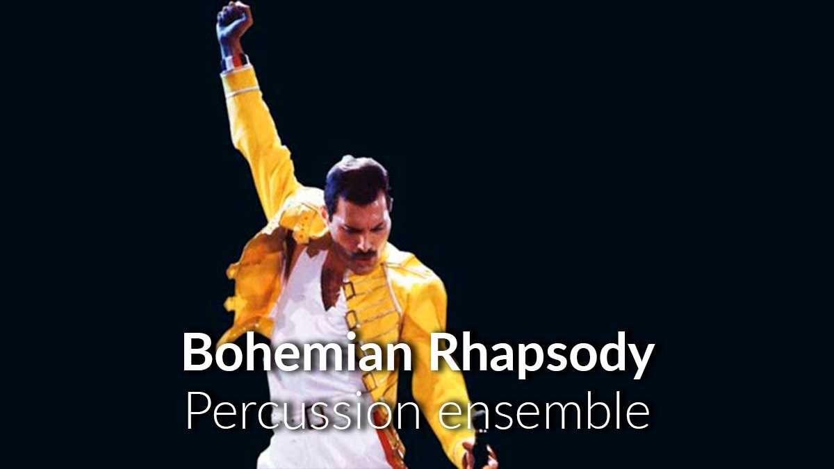 Bohemian Rhapsody Percussion ensemble partitura