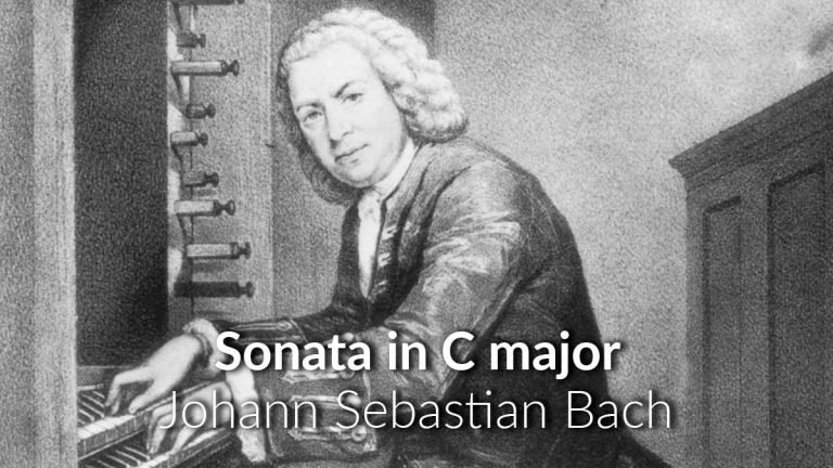 partitura de xilófono de la sonata en Do mayor