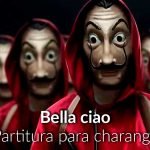 partitura gratis para charanga bella ciao