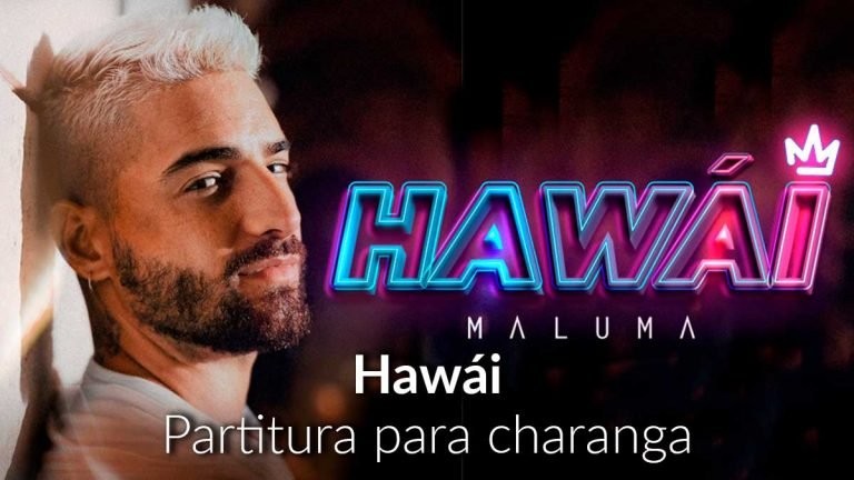 partitura para charanga hawai maluma
