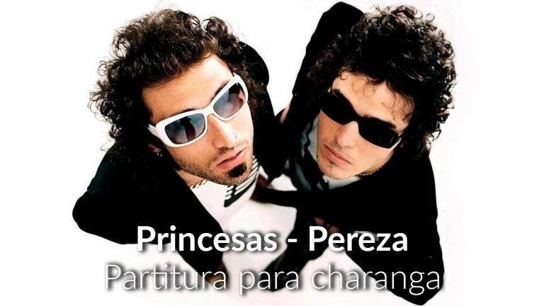 Partitura para charanga de Princesas de Pereza