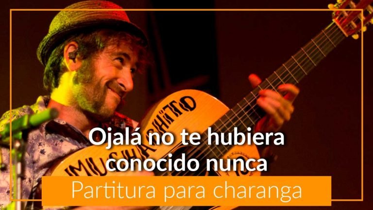 Partituras gratis de charanga ojalá no te hubiera conocido nunca