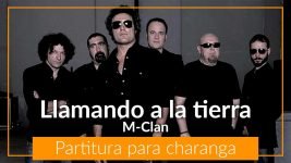 partituras para charanga en PDF arreglos gratis en PDF para charanga M-Clan Llamando a la tierra