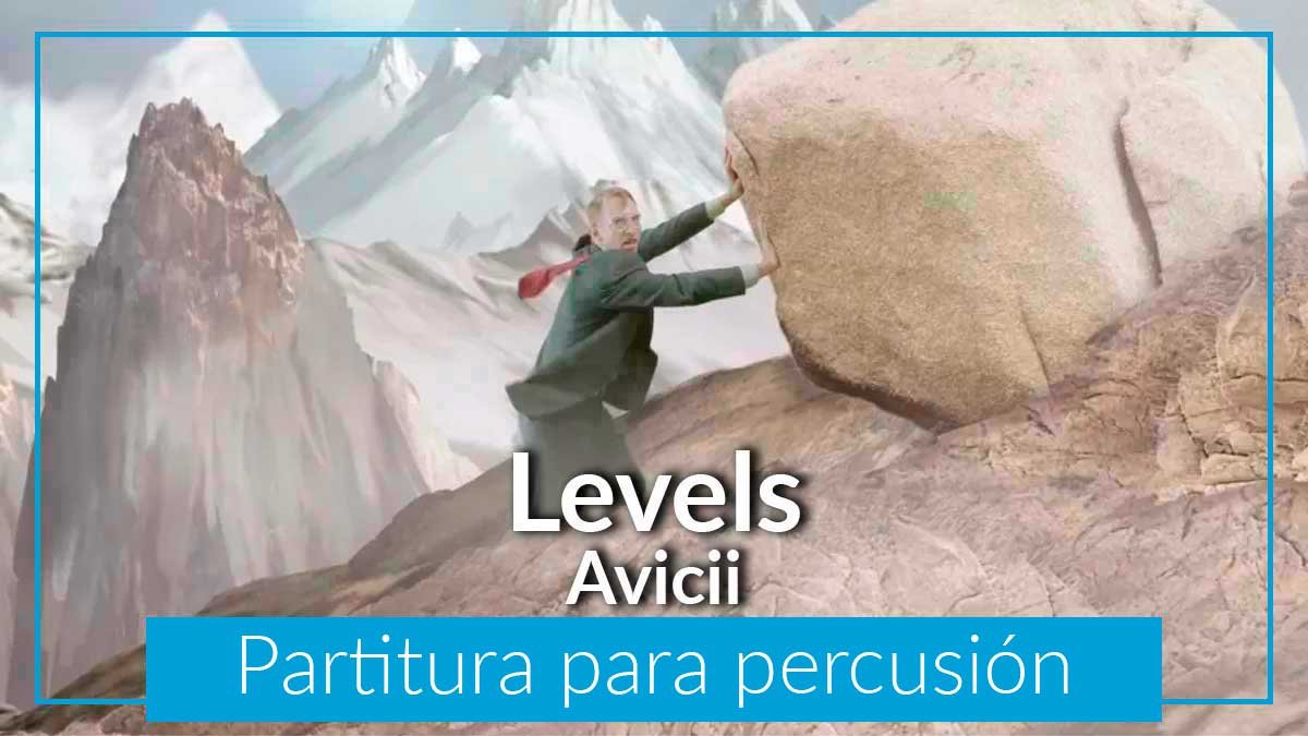 Partituras de percusi贸n Levels de Avicii marimba en PDF