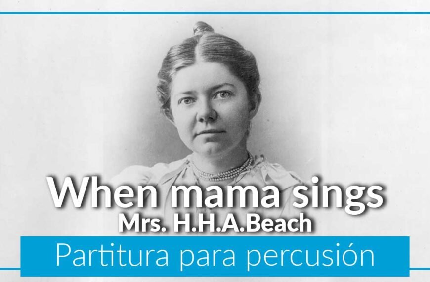 When mama sings | Marimba y piano acompa帽ante