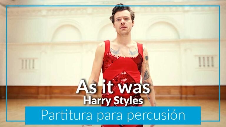 percussion ensemble partituras para percusión gratis partituras de percusión pdf marimba partituras de xilófono As it was Harry Styles