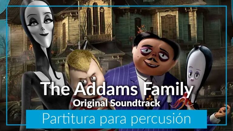percussion ensemble partituras para percusión gratis partituras de percusión pdf marimba partituras de xilófono The Addams Family serie tv movie