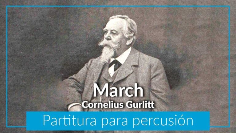 percussion ensemble partituras para percusión gratis partituras de percusión pdf marimba partituras de xilófono March Cornelius Gorlitt